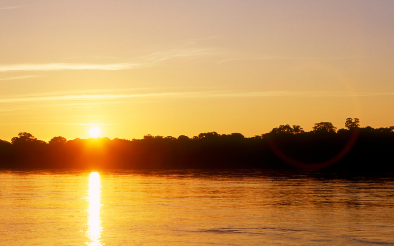 Atardeceres junto al Ebro